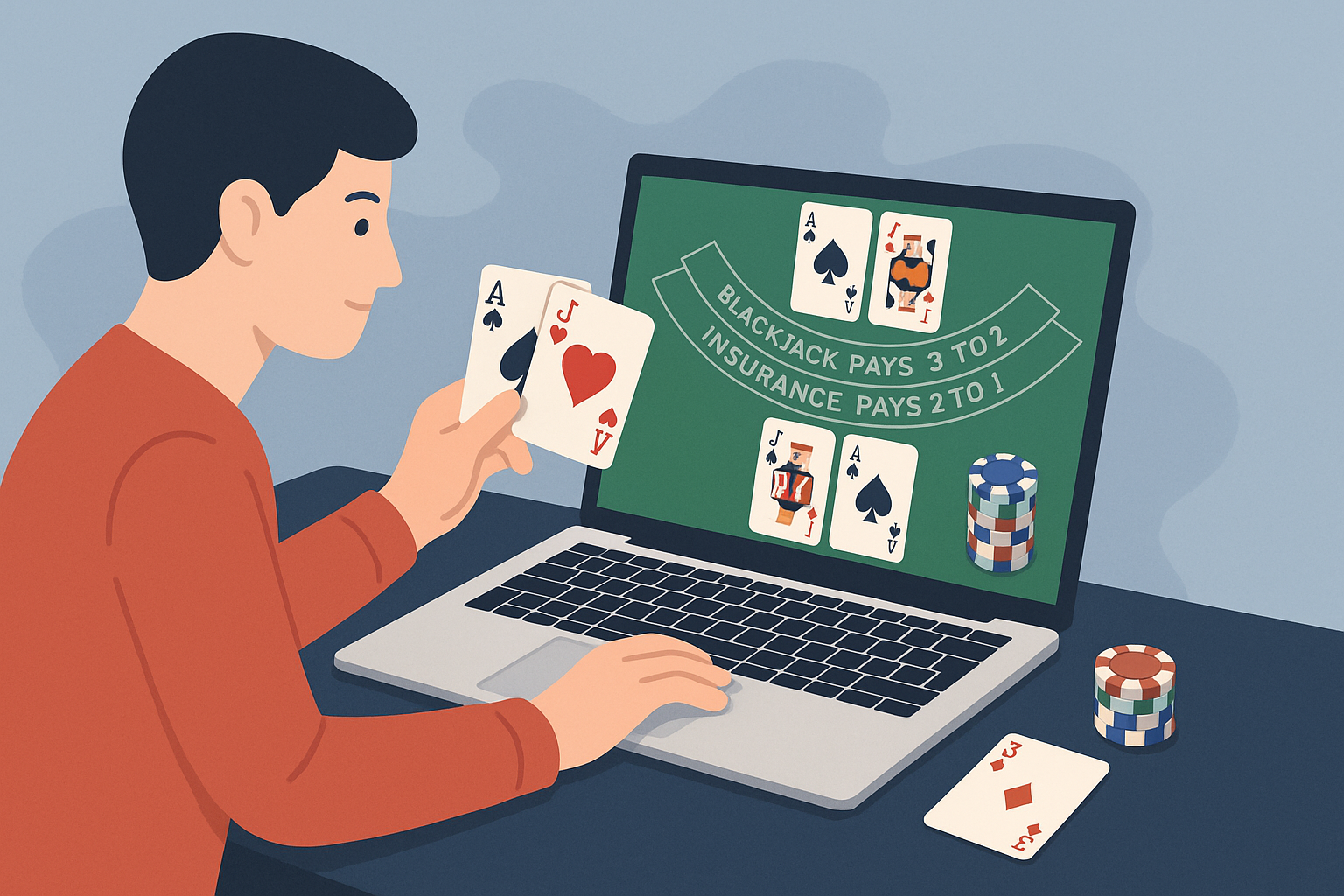 Blackjack en ligne