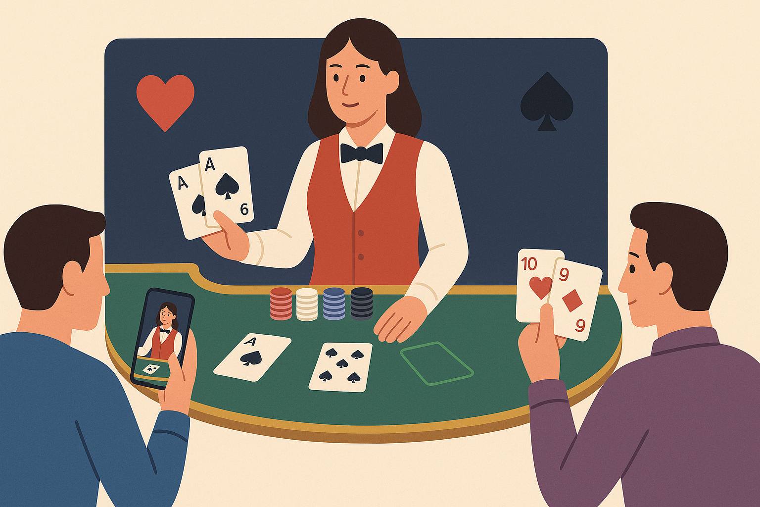 Live dealer casino